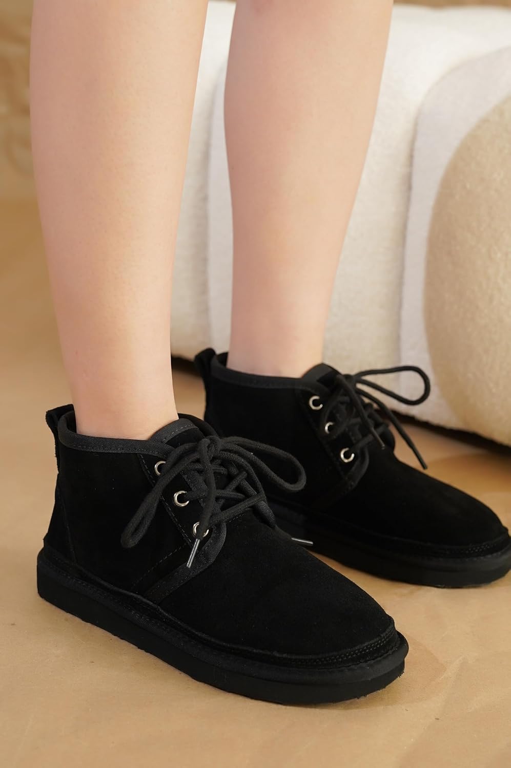 Project Cloud 100% Genuine Leather Women's Ankle Boots - Memory Foam Insole Boots for Women and Non-Slip Lace-up Fall Winter Boots for Women (Julee) - Image 2