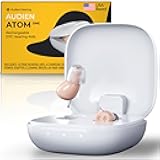 Audien Atom One OTC Hearing Aids - Wireless, Rechargeable, and Comfortable | Clear Sound in a Small, Discreet Design for Seniors & Adults with Hearing Loss