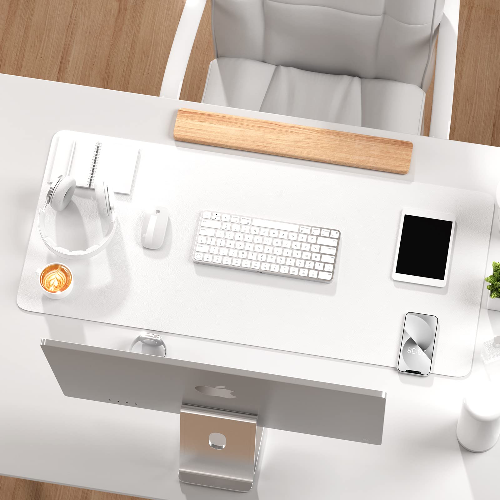 Gallaway Leather Desk Pad - (92 X 43 C) Desk At Accessories For Woen En Desk Protector