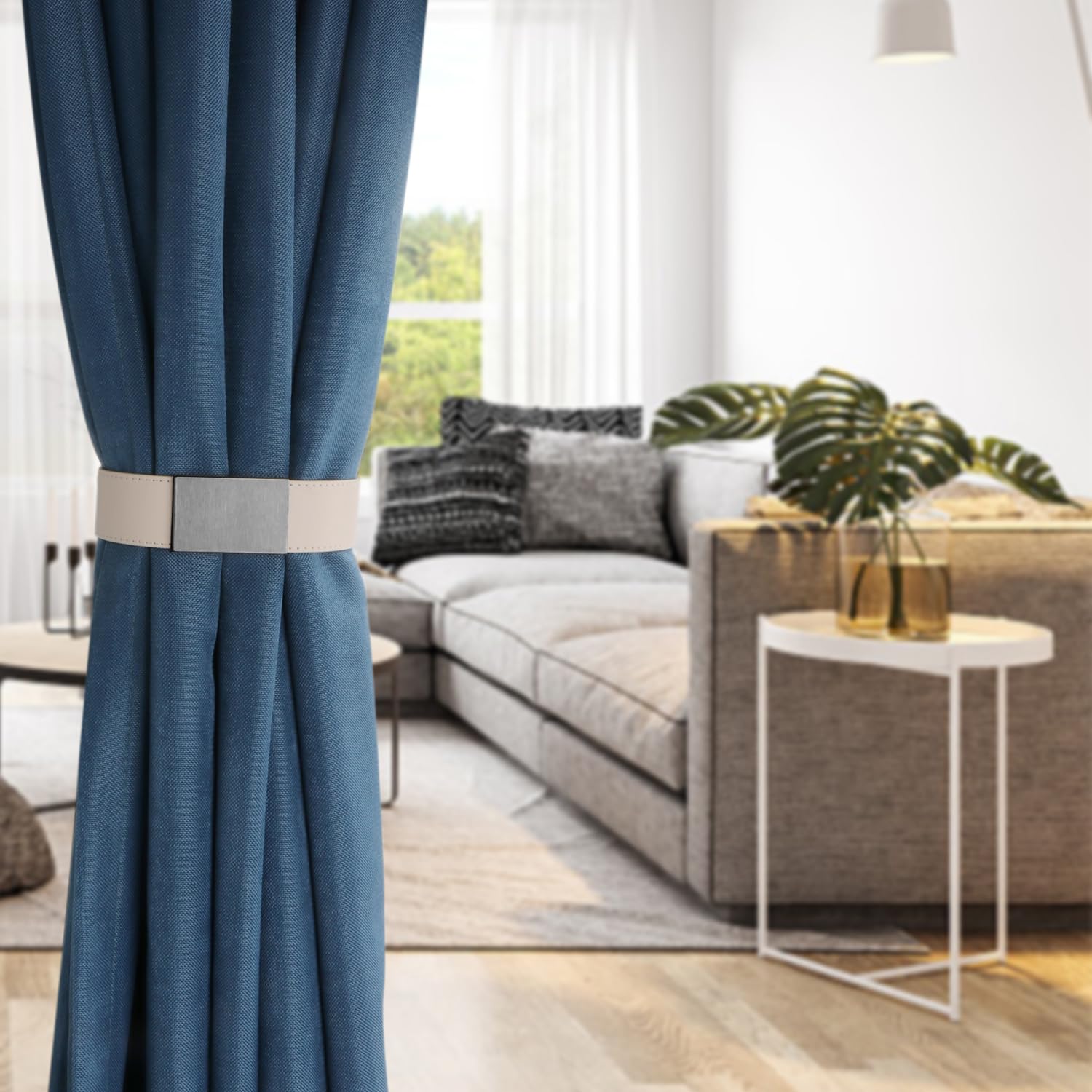 Lntyq 2er-Pack Magnetische Vorhang-Raffhalter Mit K Produktbild-Vorschau 11