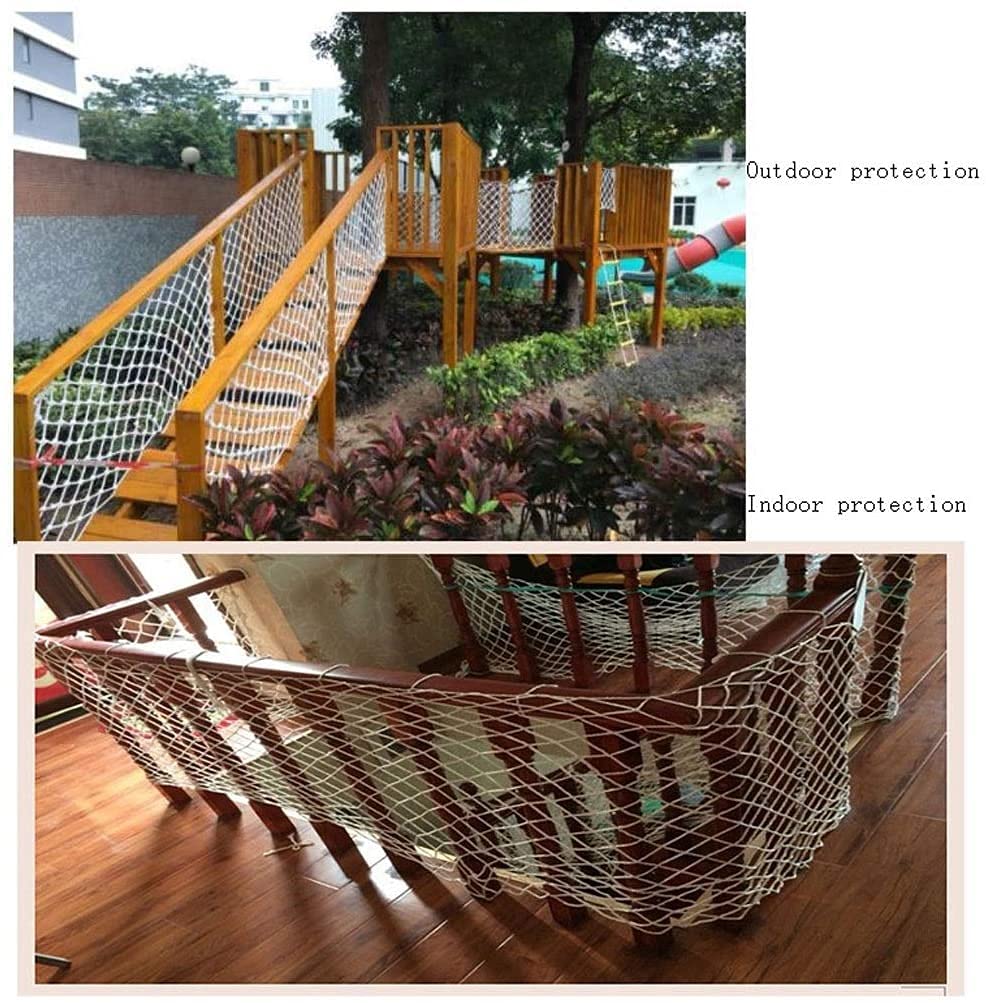 Sicherheitsnetz für Kinder - Outdoor Geländer Anti-Fall Nylon Gewebtes Netz Dekorative Seilnetz für Balkon und Garten