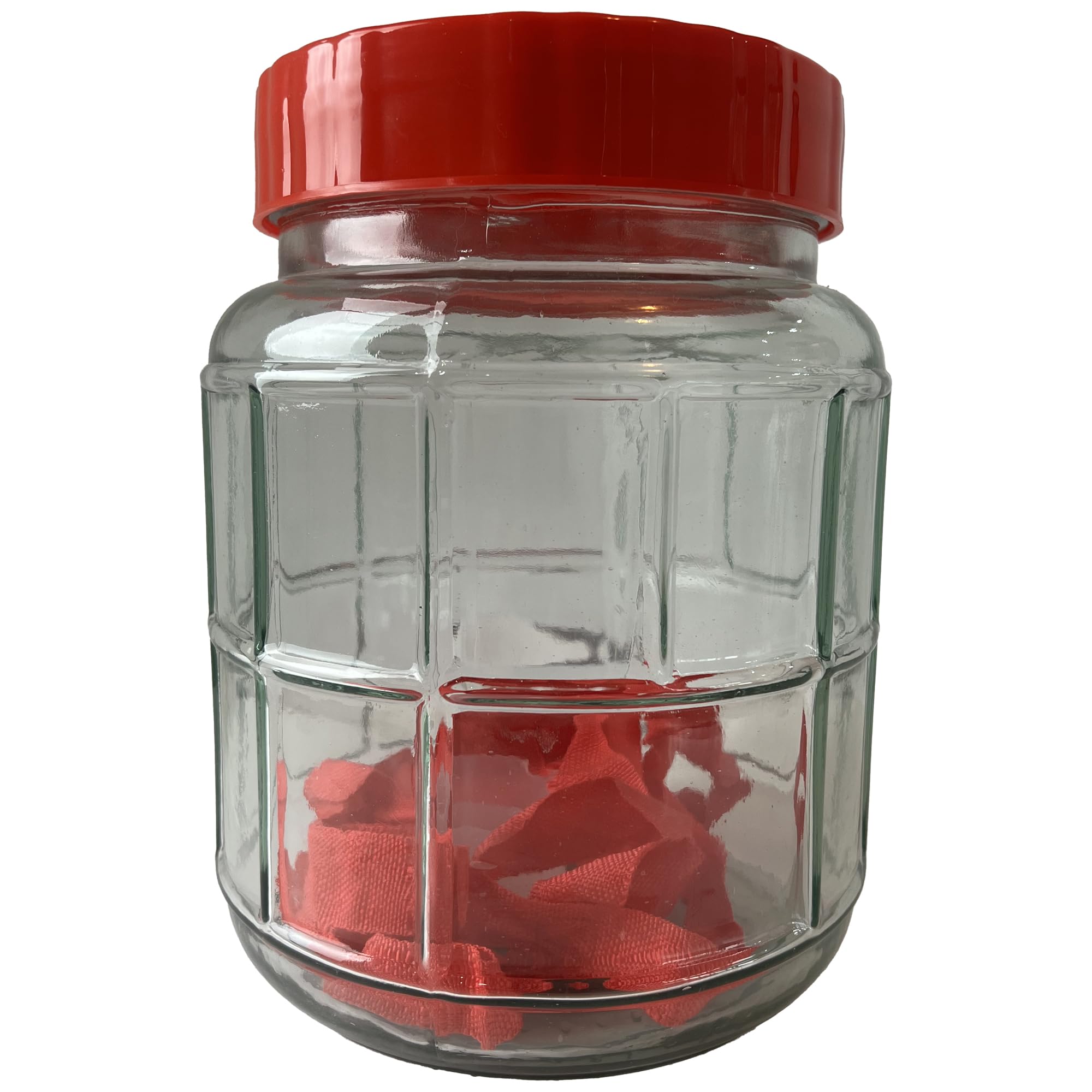 Tarro De Cristal Hermético 15L Con Asas - Recipiente Para Fermentación, Kimchi, Kéfir Y Kombucha, Tarro Grande Con Apertura Para Airlock De Fermentación