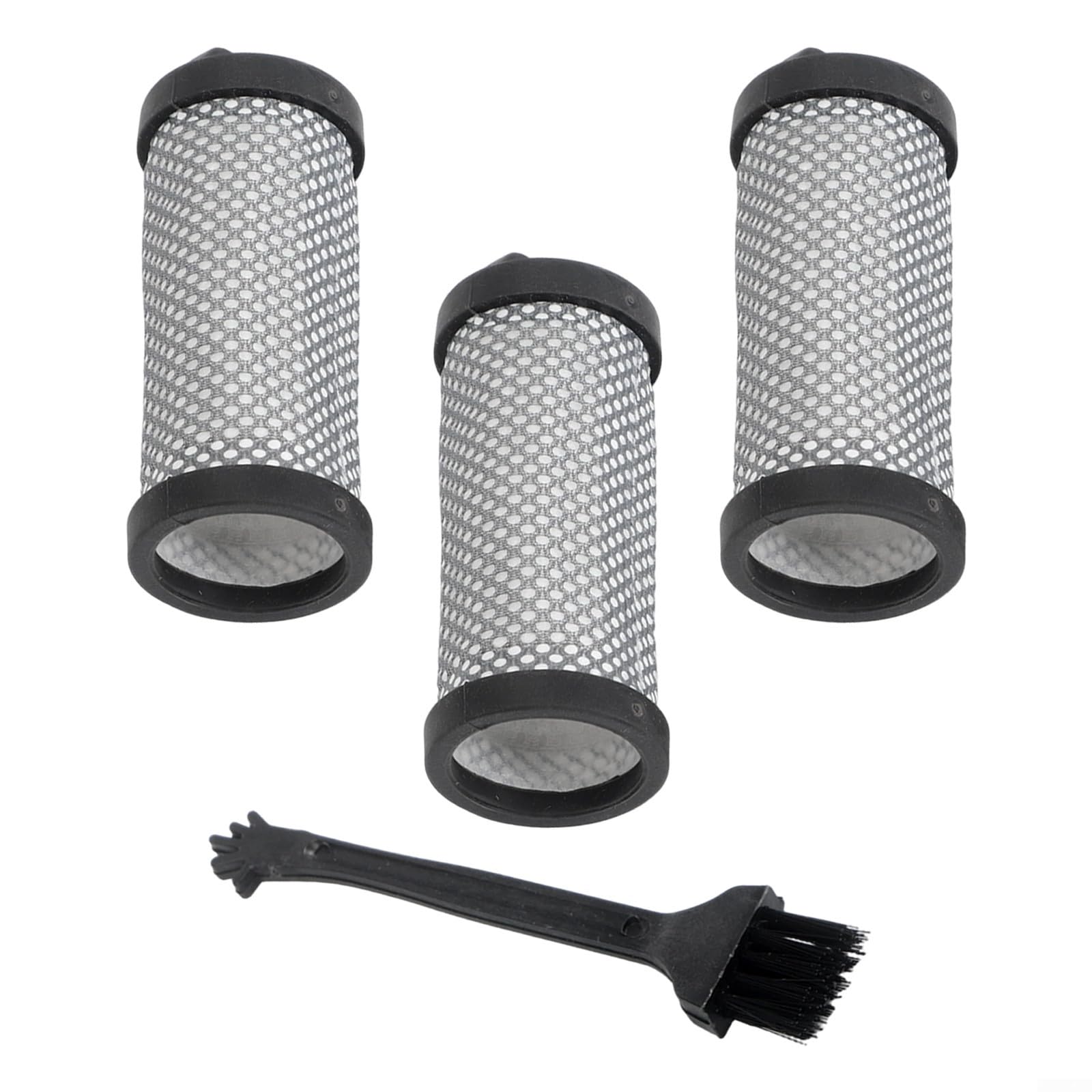 Filtro HEPA, 3 pezzi per Jigoo T600, filtro di ricambio per aspirapolvere per materassi al 99,97%, con spazzola per la pulizia