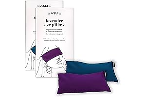 Weighted Lavender Flaxseed Eye Pillows for Deep Relaxation