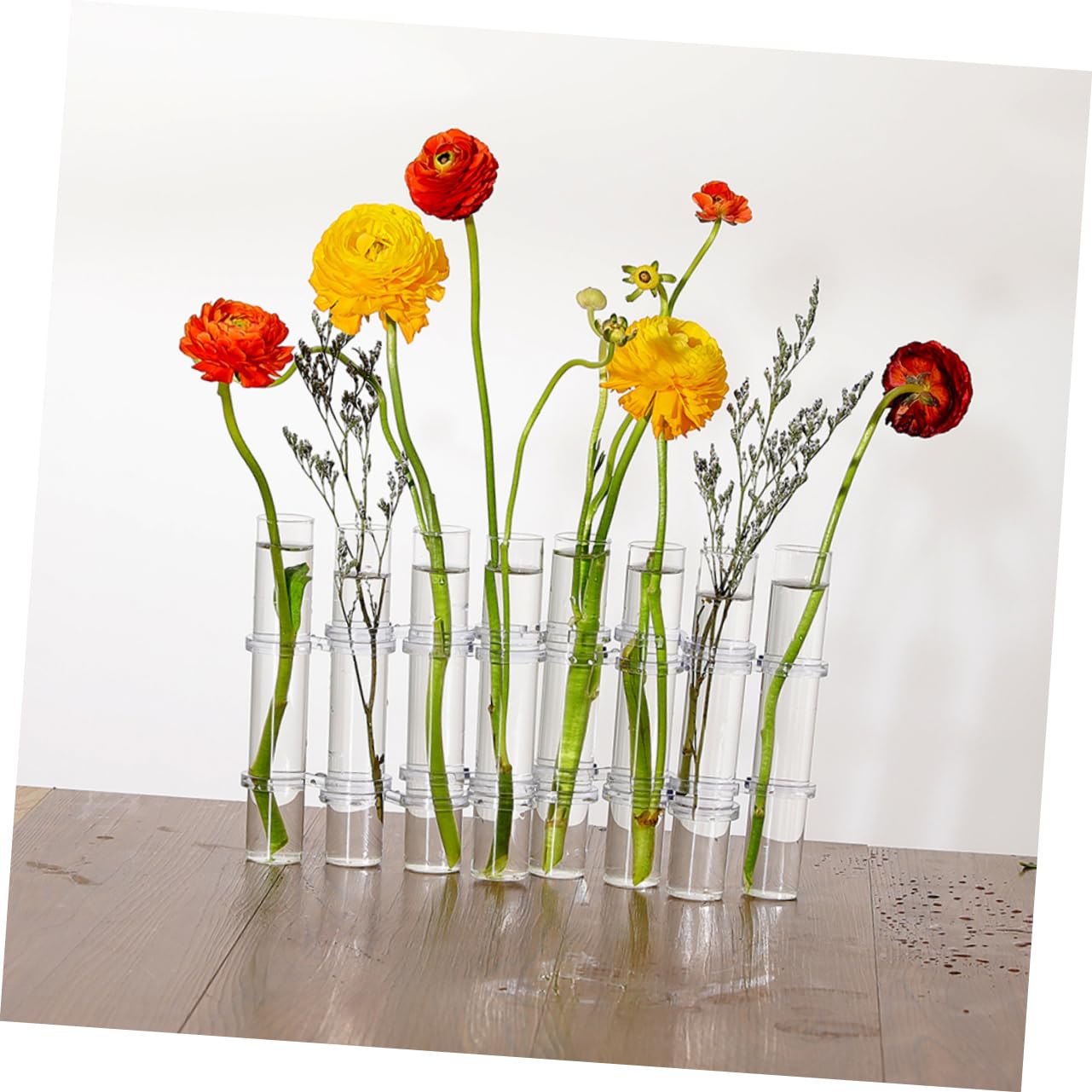 ULTECHNOVO Tubes De Propagation Verre Transparent Jardinière Suspendue pour Petites Plantes Vase à Essai pour Bureau Intérieur