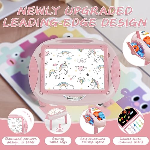 Vista 31 de Juguetes para niños de 1 a 2 años, juguete para niños pequeños con letras y números magnéticos, juguetes educativos y de aprendizaje para niños de 1