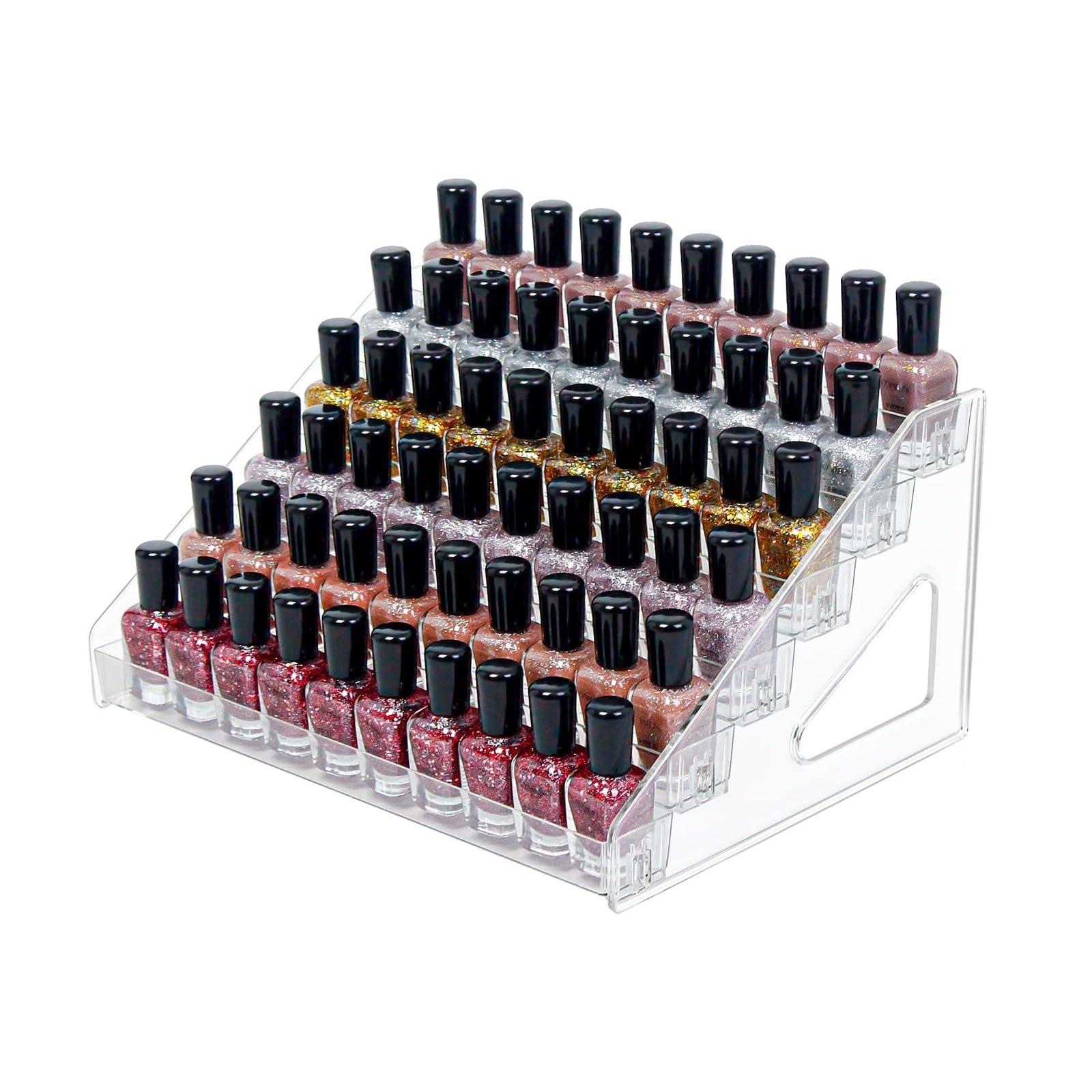 Organizator Przezroczysty Organizer Na Lakiery Do Paznokci, Wielofunkcyjny Ekspozytor Lakier Paznokci(6-Tier)