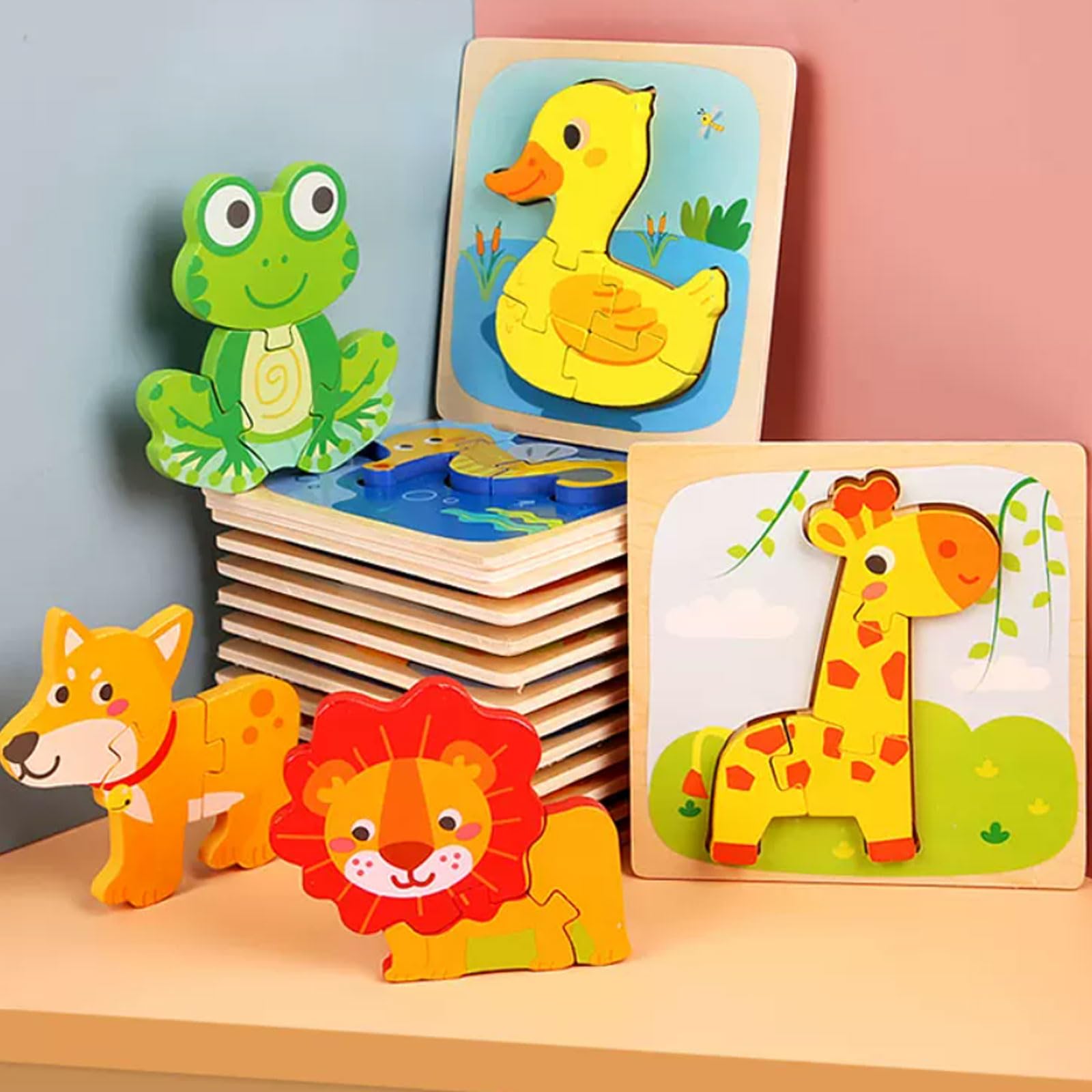 Montessori Holze 3D-Puzzles