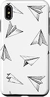 Vista 11 de Paper Airplane Pattern Pilot Plane Airport Aircraft Aviation Case for iPhone 16