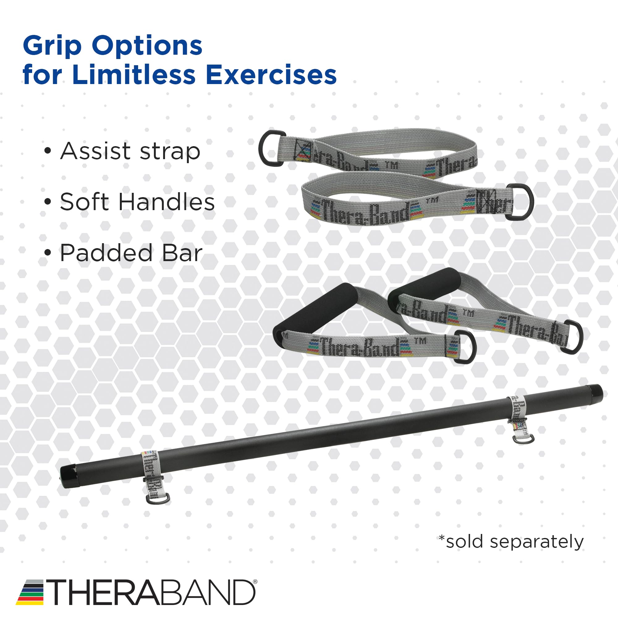 TheraBand Professional Resistance Tubes (Set Of 2) - Green Heavy Latex Tubing With D-Ring Connectors For Exercise & Rehab (18 Inch)