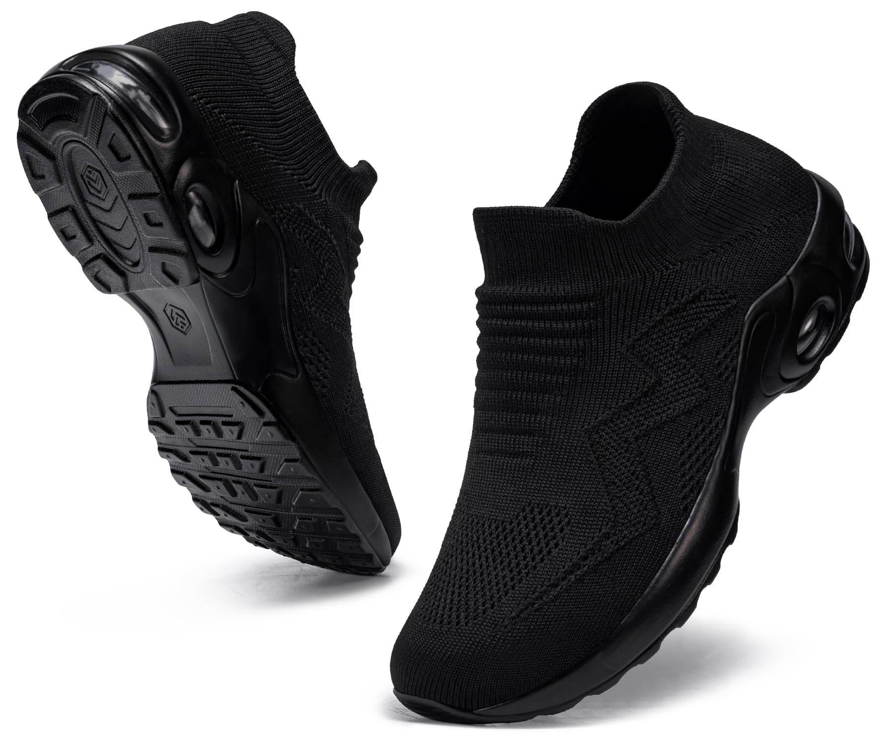 Larnmern Utra Lightweight Hands Free Slip On Safety Shoes Women