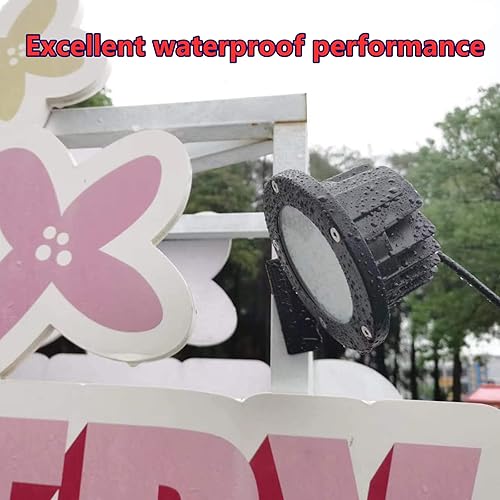 Miniatura 5 de Luz de trabajo LED Clip Foco inundante 30W IP65 Impermeable Equivalente a 300W 11.5 pies 3.5m Cable con enchufe Luces para taller, garaje, sitio de