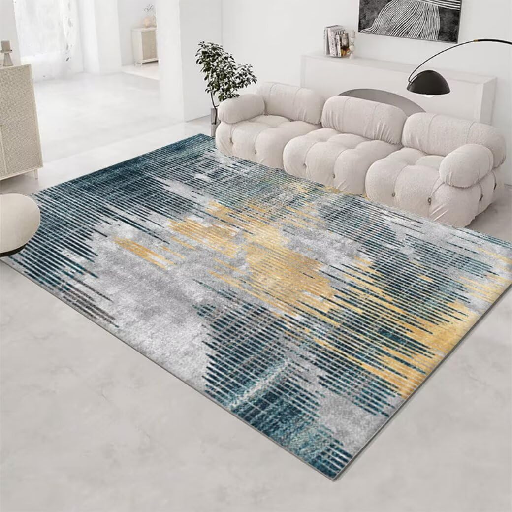 Tapis moderne et minimaliste de grande taille 100x160cm au design abstrait