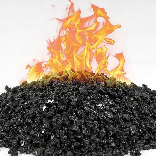 Miniatura 3 de Vidrio de fuego triturado para manualidades, piedra de grava de vidrio templado reflectante, vidrio roto, chips de gemas de fuego para manualidades,