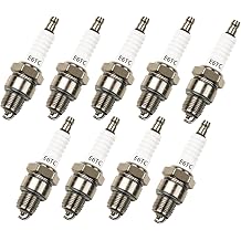 9PK E6TC Spark Plugs Replace for BPR4HS 3611/BP4HS 3311,for Bosch W7BC/7597 WR7BC WR7BC+, for Champion L95YC/OE059, for Denso W16FP-U/4019, for Brisk N17YC,for Autolite 275,for Honda 98076-55747.