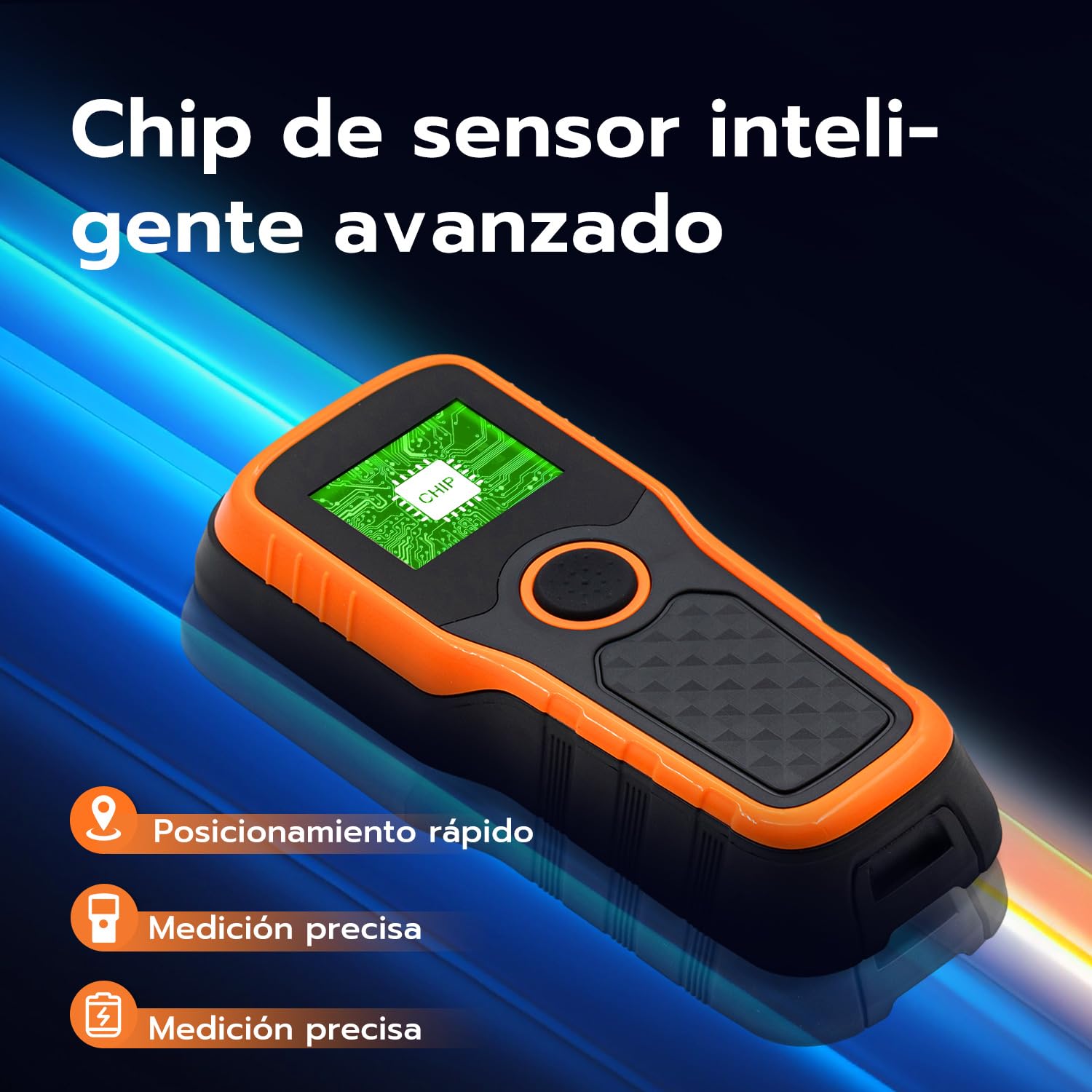 Mcbazel Detector de Pared 5 en 1, Detector de Pared Multifuncional con Pantalla LCD y Advertencia de Sonido, Escáner de Pared para Madera, Metal y Líneas Eléctricas