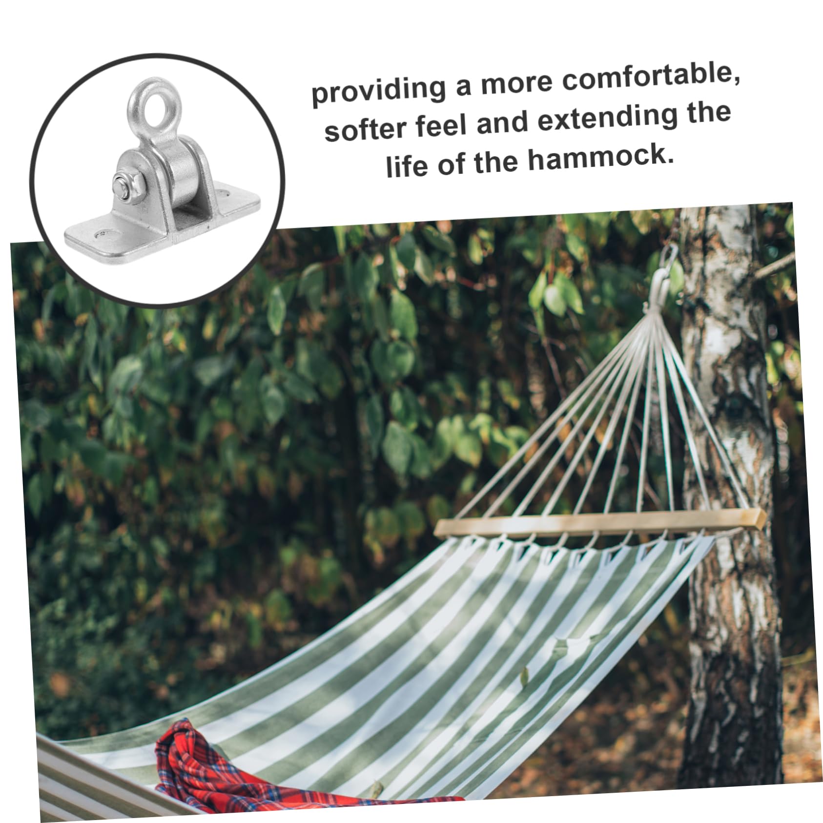 NULYLU Hammock Swing Chair Hooks Fixed Accessories Swing Hanging Kit Rotating Swivel Hooks More
