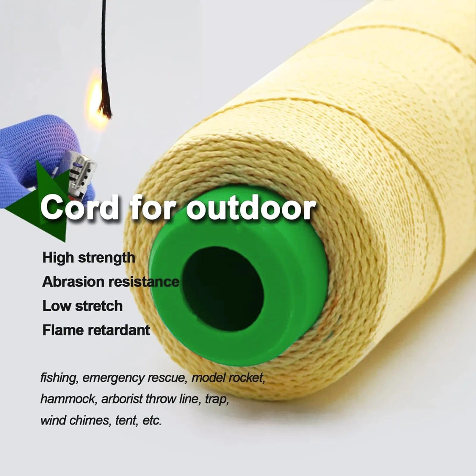 Amazon.com: 9KM DWLIFE Kevlar Kite String, 300lb 500Ft, Braided