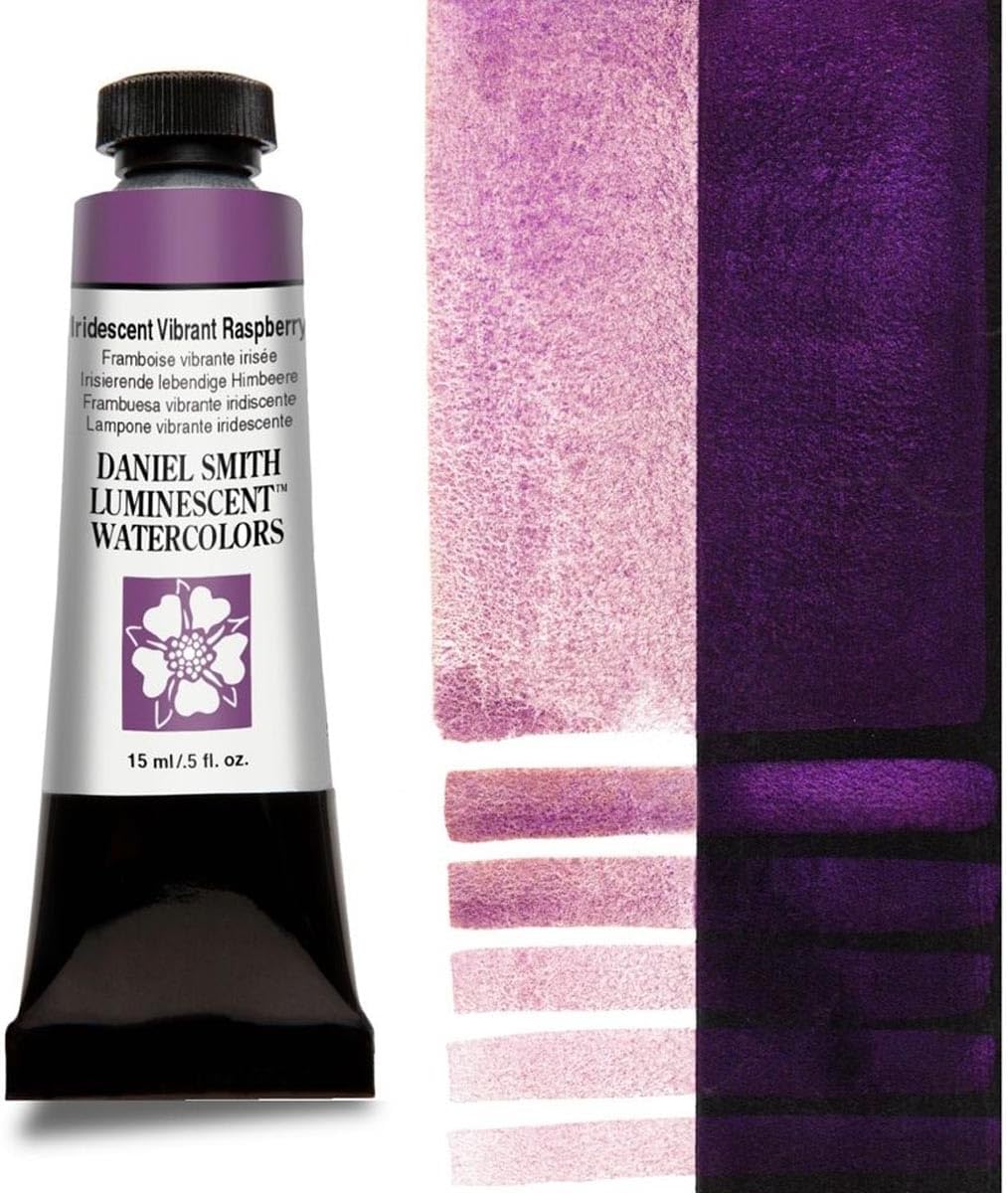 DANIEL SMITH Luminescent Watercolor, 15ml tube, Iridescent Vibrant Raspberry (284640050)