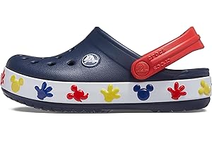 Unisex-Child Disney Mickey and Minnie Mouse Light-Up Clogs