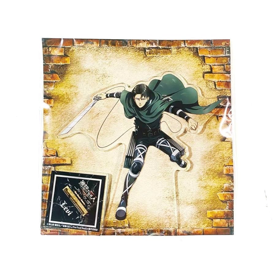 進撃の巨人　リヴァイ　アクリルスタンド ジョイポリス Amazon.co.jp: 進撃 ジョイポリス限定 アクリルスタンドA リヴァイ兵長