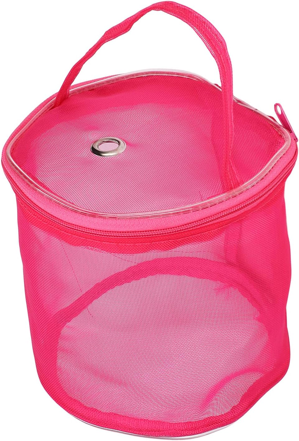 Mesh Yarn Bag, Small Yarn Storage Case Round Yarn Storage