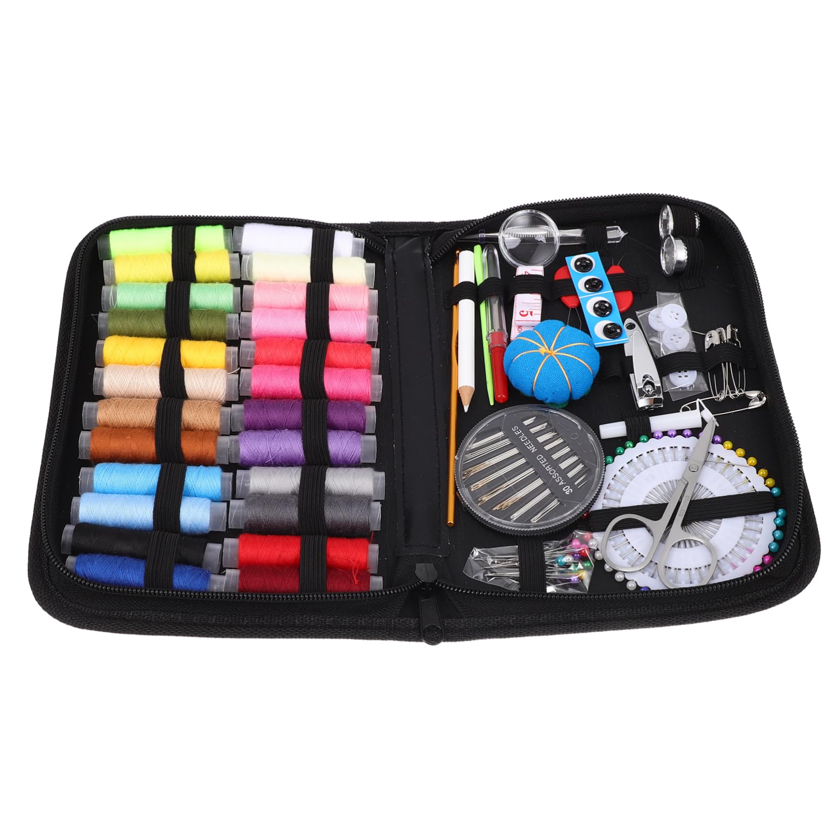 OSALADI 1Set Household Sewing Kit with Needle Threader Complete Sewing Accessories for Home Crafts and DIY Projects Random Color Sewing Tools for Adults and Beginners