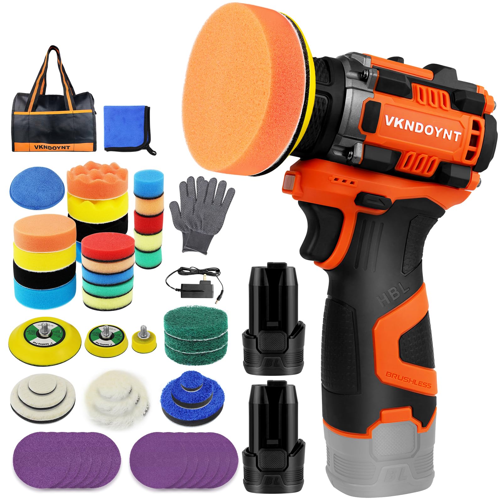 Vkndoynt Brushless Cordless Polisher