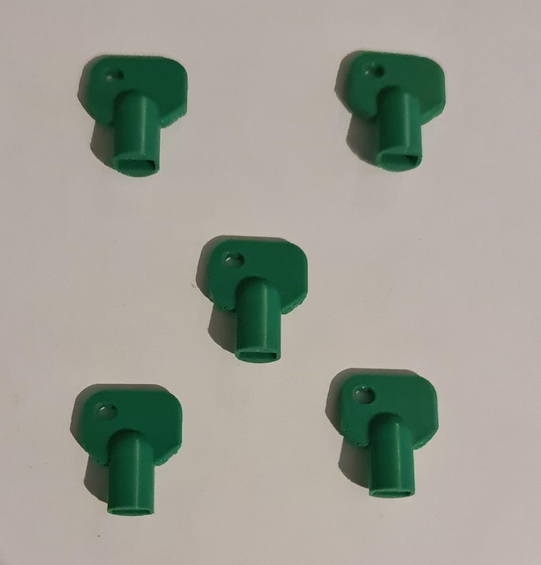 Lockshield Key Radiator Valve Microbore Myson Matchmate - Rectangular 8x4mm 5pcs, Black - Image 3