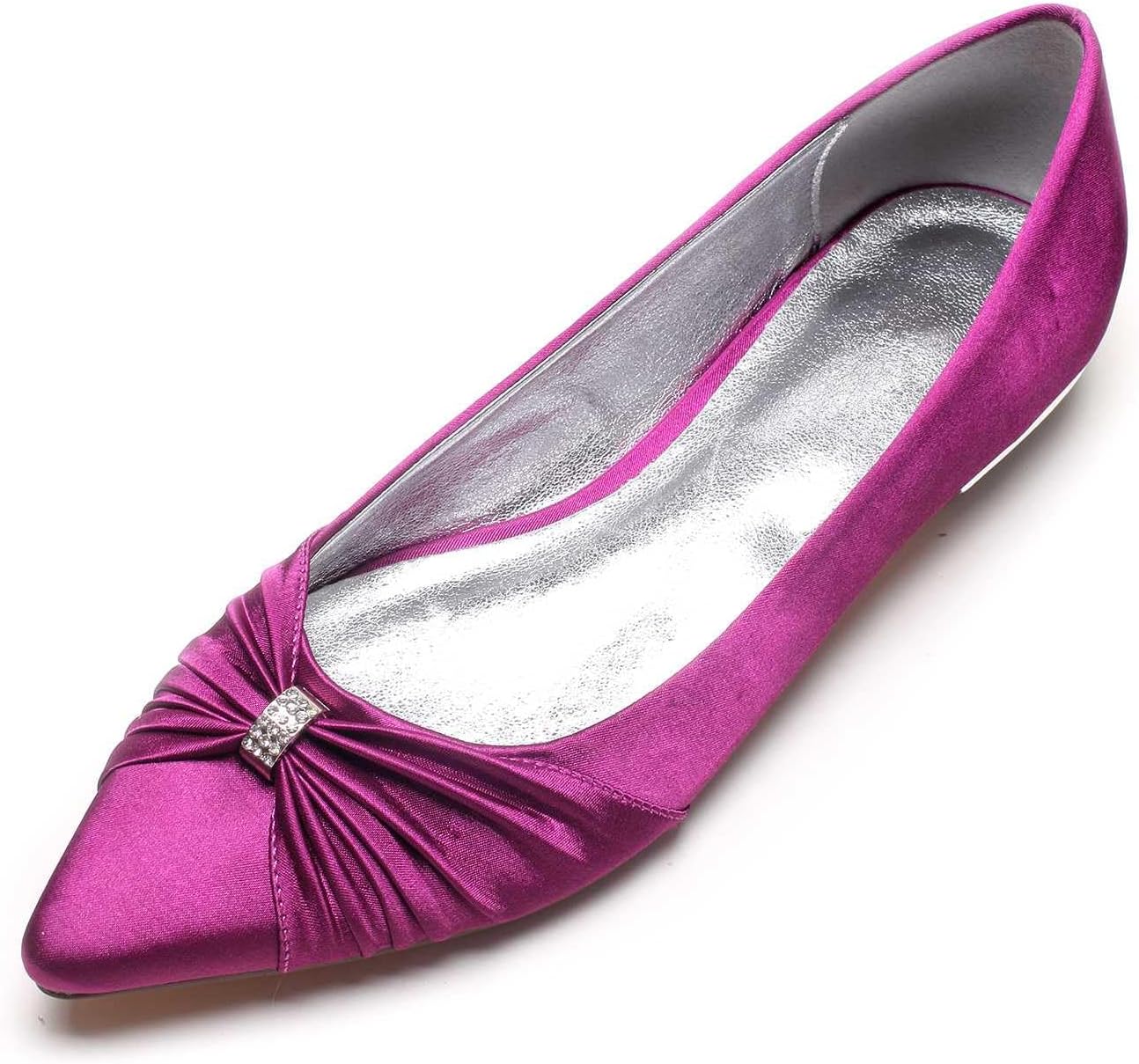 TarfiC Flats for Women Pointed Toe Mary Jane Slip On Flats Low Heel Sexy Closed Toe Flats Casual Dress Shoes