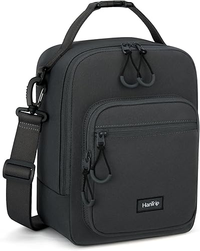 Lonchera aislada con correa ajustable para el hombro, lonchera para mujeres y hombres, lonchera portátil reutilizable para oficina, trabajo, picnic