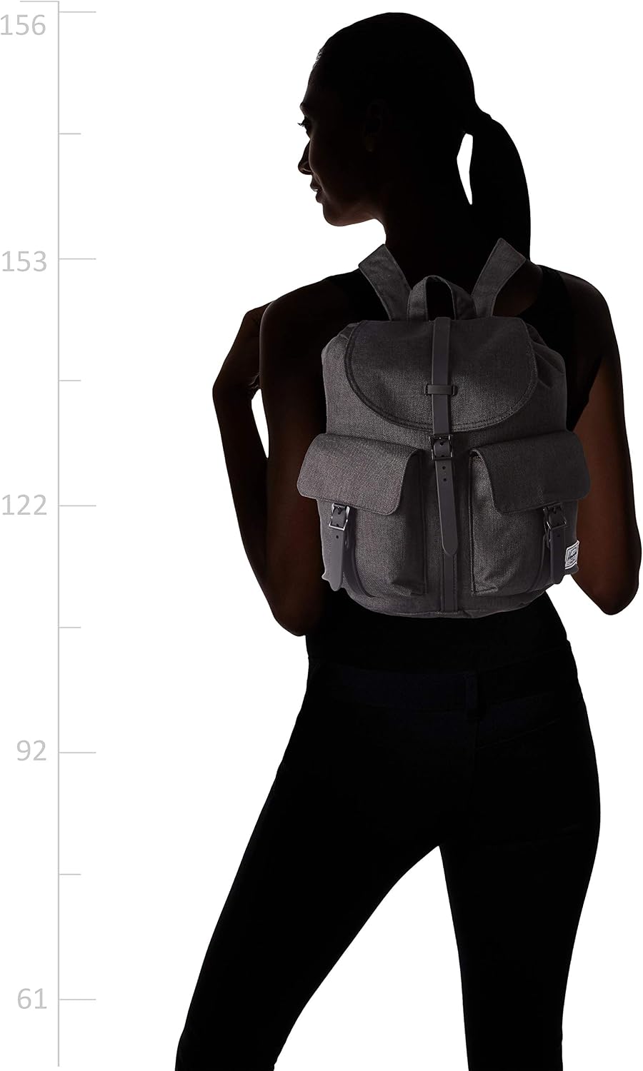 Herschel Dawson Backpack, Black Crosshatch, Small 13L