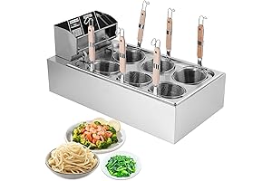 JIAWANSHUN Commercial Noodle Maker Machine Electric for Cooking Spaghetti and Dumplings