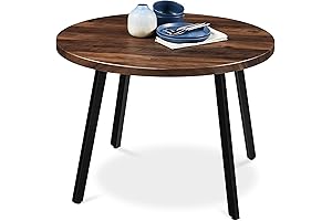 Riveting Round Dining Table: A Blend of Mid-Century Charm and Modern Functionality