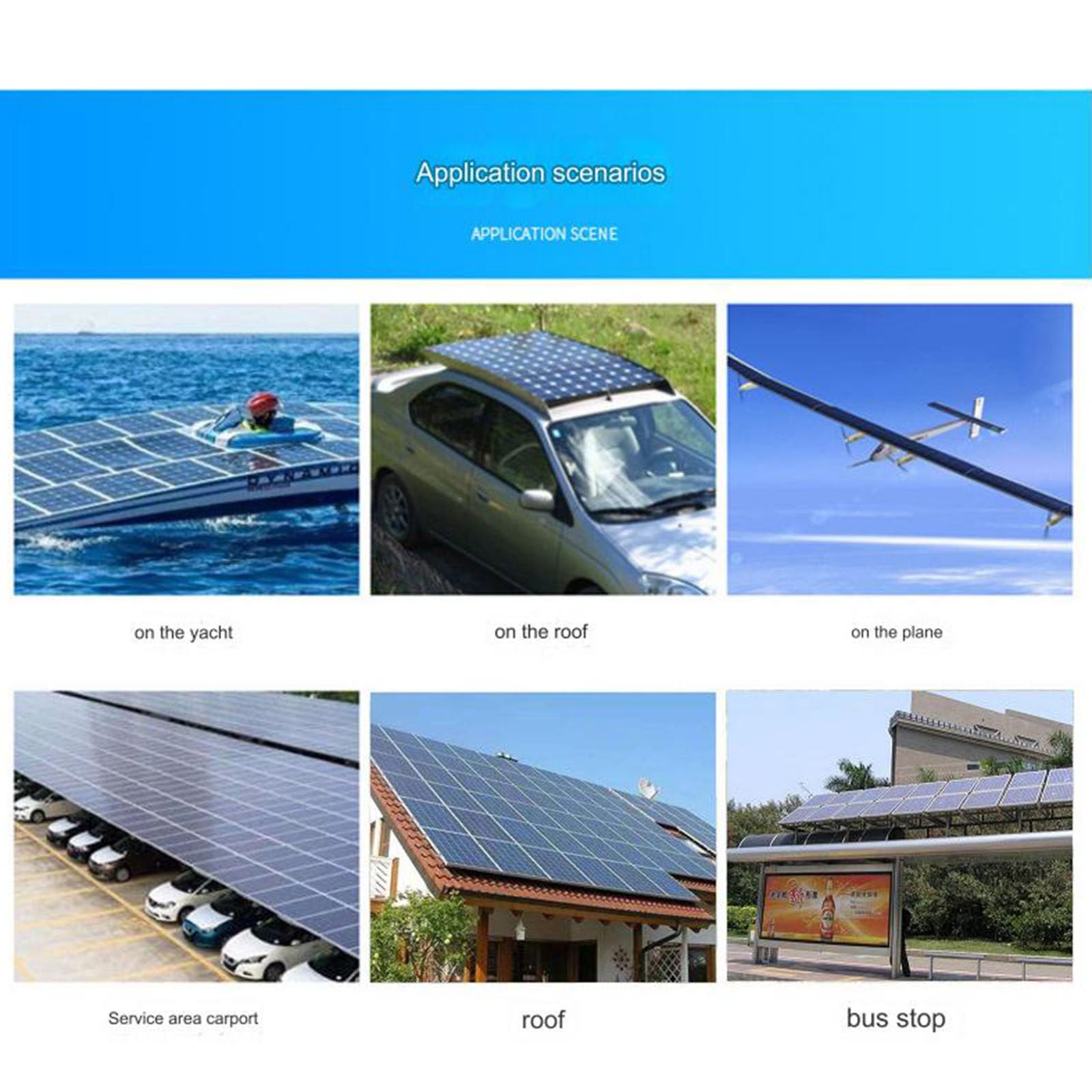 Elastyczny Panel słoneczny Monokrystaliczny krzem 100W Panel fotowoltaiczny do wytwarzania energii Hurtownie na dach samochodowy Panel słoneczny Ładowanie 12V,100W