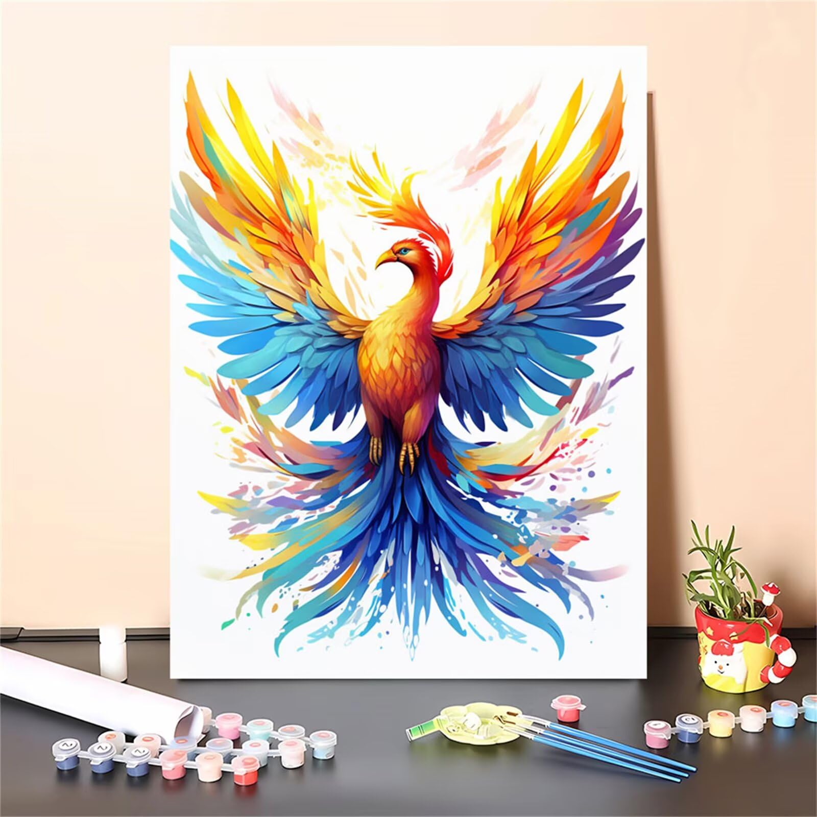 Peinture Numero Adulte animal Peinture par Numero Enfant Bovins Highland Peinture au Numéro,DIY Creatif Adulte Toile Peinture à l'huile Kits,Acryliques et Pinceaux,Débutants et Femme 80x100cm M-91