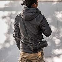 Vista 5 de ROCKBROS - Bolsa para manillar de bicicleta pequeña, bolsa de barra de bicicleta práctica, bolsas delanteras de bicicleta, bolsa de almacenamiento