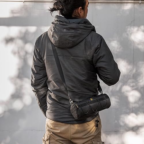 Miniatura 5 de ROCKBROS - Bolsa para manillar de bicicleta pequeña, bolsa de barra de bicicleta práctica, bolsas delanteras de bicicleta, bolsa de almacenamiento