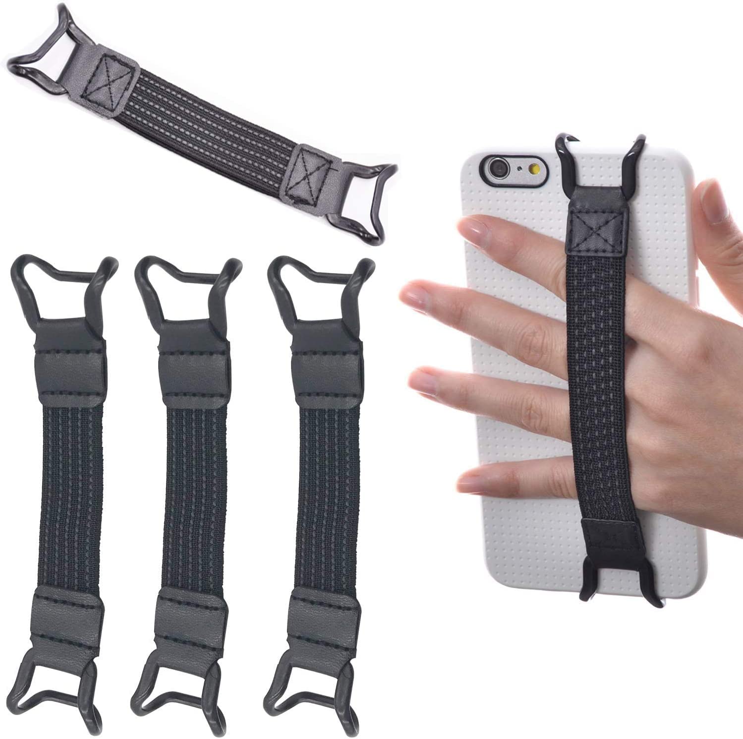 3pack Mobile phone Security Hand strap Holder for 5.2-7.5 inch Smartphones