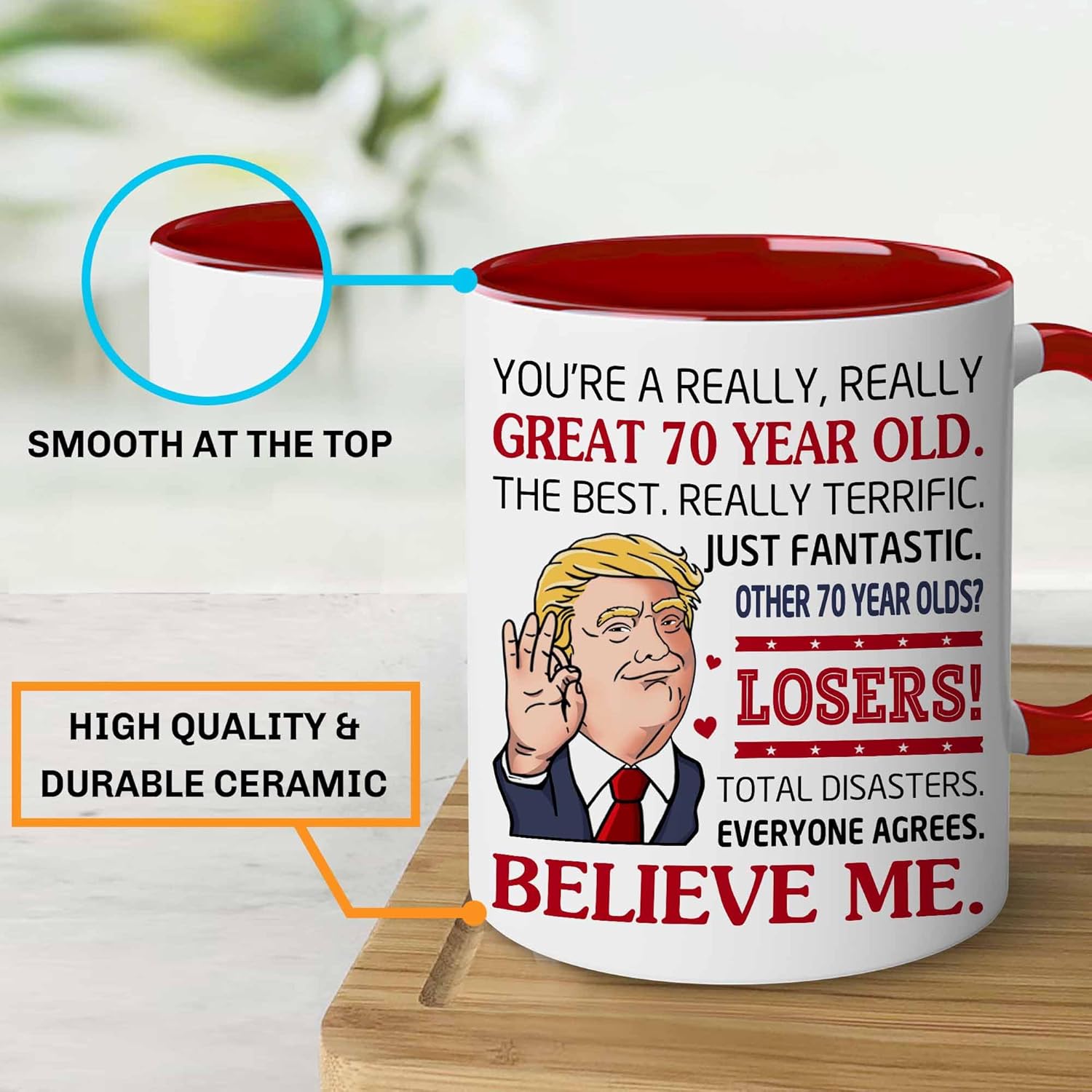 BECHUSKY 70th Birthday Gifts for Men Women - 1956 Birthday Gifts for Men - 1956 70 Year Old Birthdays Gift - 70th Birthday Decorations - 70 Years Old Terrific For Man, Woman - Turning 70th Present - Image 4