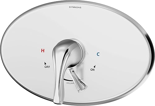 Symmons S-9600-PLR-OP-TRM Origins - Moldura de válvula de ducha en cromo pulido (válvula no incluida)