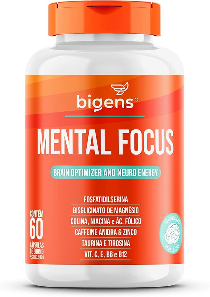 Mental Focus, Bigens, 60 cápsulas (Unidade)