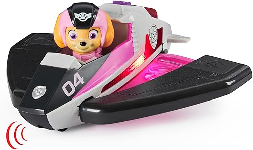 Miniatura 5 de Paw Patrol, Jet to The Rescue Skye Deluxe - Vehículo transformador con luces y sonidos