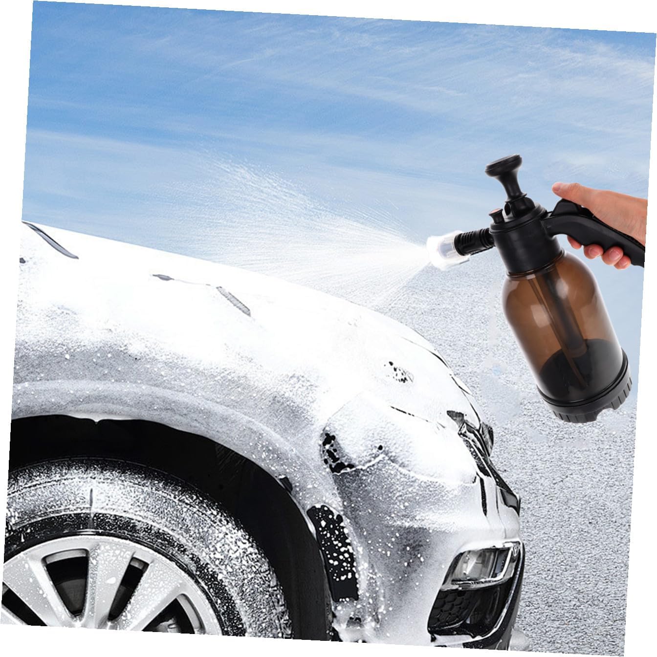 MAGICLULU High Pressure Car Wash Foam Gun Soap Sprayer Pump Nozzle for Car Detailing Garden Hose Attachment Portable Hand Washing