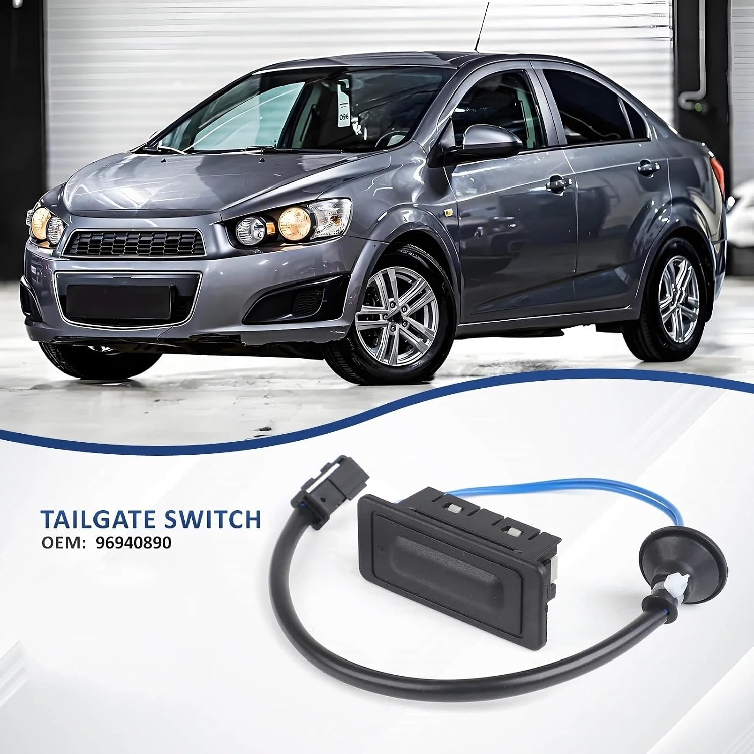 Tailgate Opening Switch for Chevrolet for Sonic Sedan Aveo Captiva 2012-2019 Opening Switch Tailgate Release Button Trunk 96940890