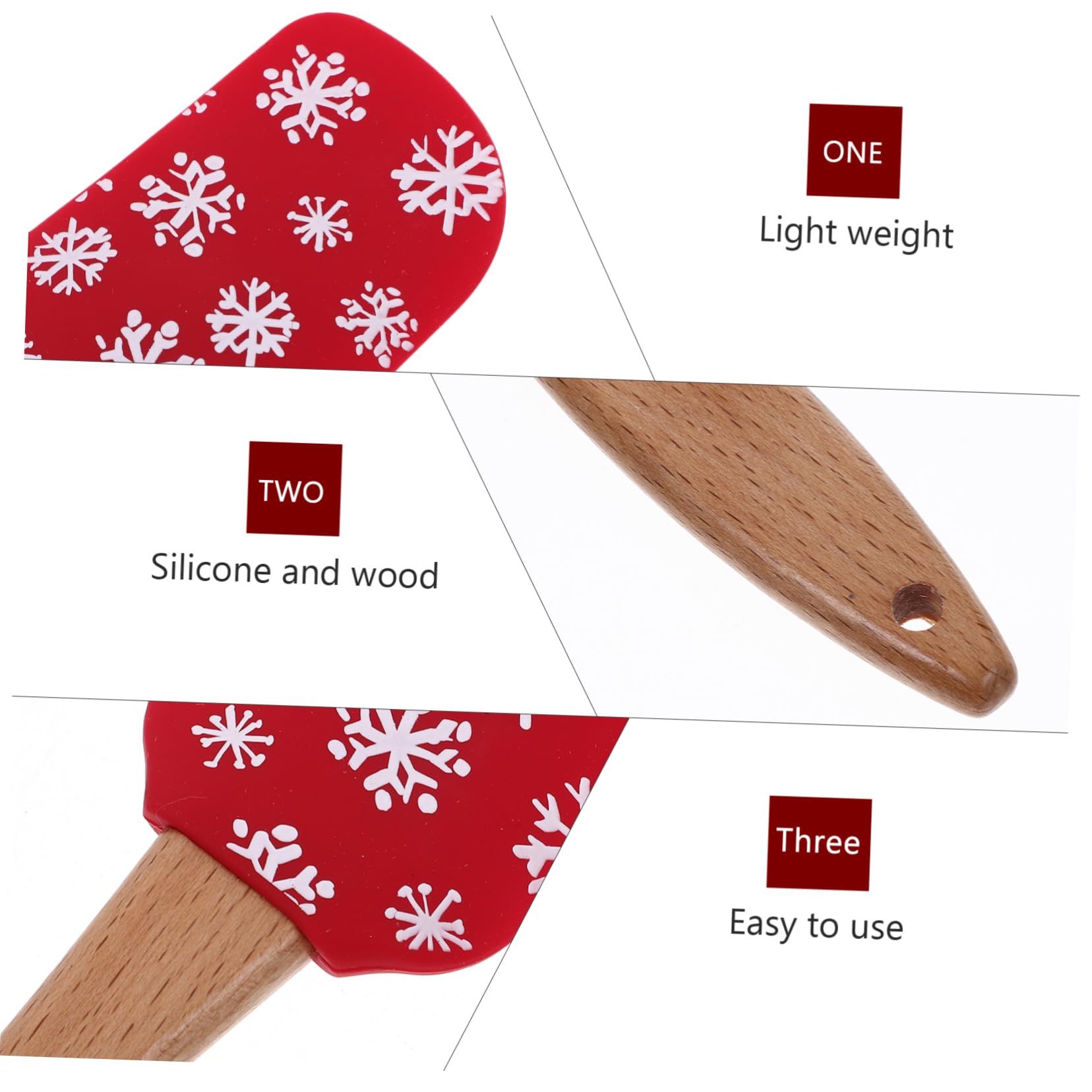 Mikinona 20 Piezas De Espátula De Silicona Para Crema Accesorios Para Hornear Espátulas Para El Hogar Espátula Ergonómica Para Repostería Espátulas Para Decoración De Pasteles