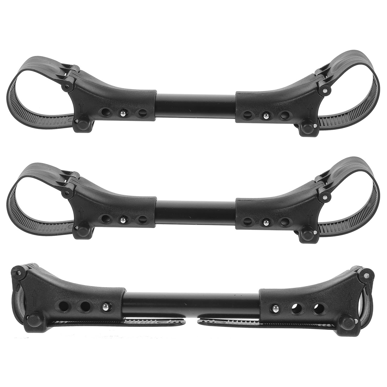 VICASKY Connecteurs Universels en Aluminium Léger et Étanche pour Poussettes Jumeaux Kit de 3 Pièces pour Voyages et Parcs à Thème