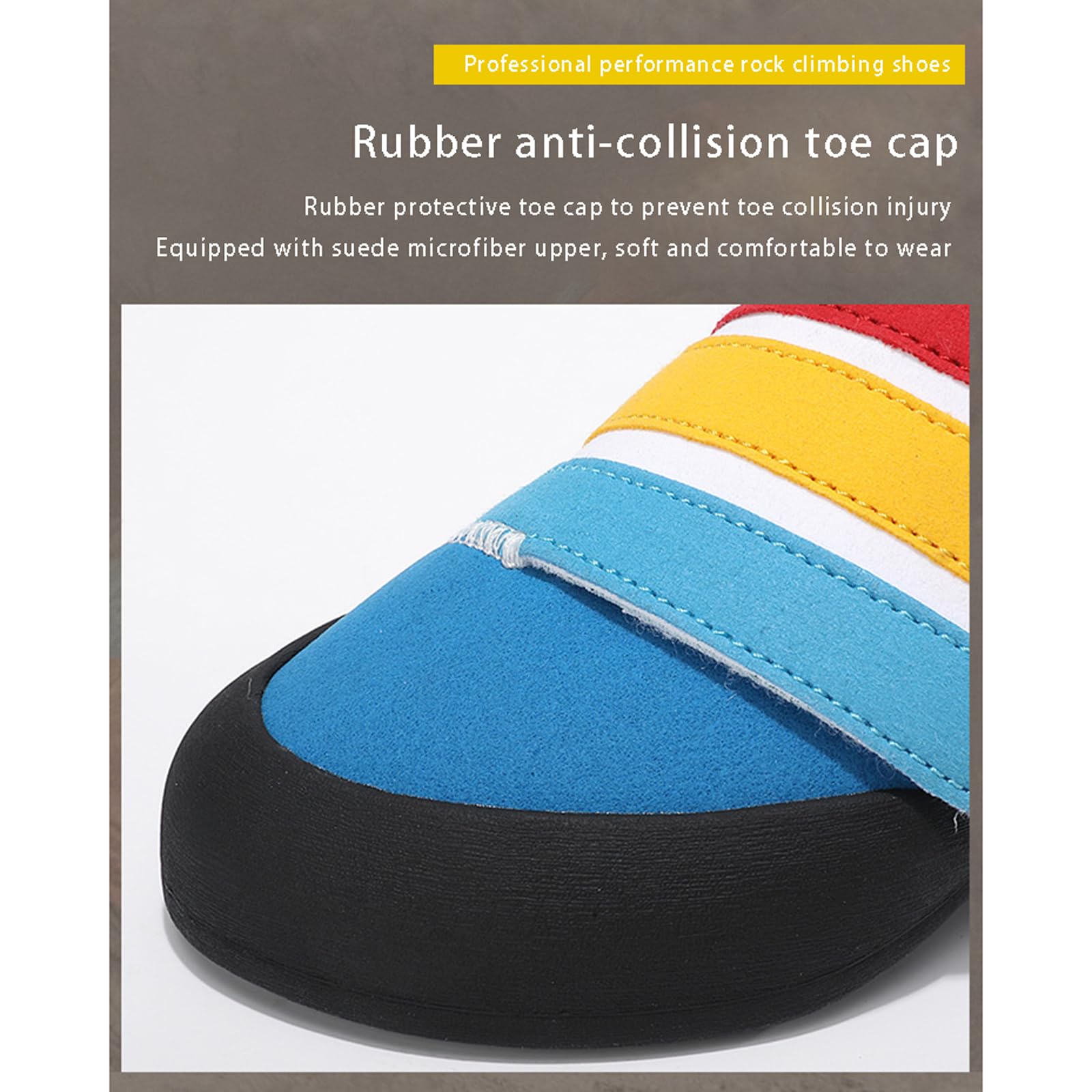 Pies de Gato Escalada Hombres y Mujeres,Zapatos de Escalada en Roca Profesionales,Zapatos de Escalada en Roca para Principiantes fácil de Ponerse y quitarse para Escalada en Roca en Interiores
