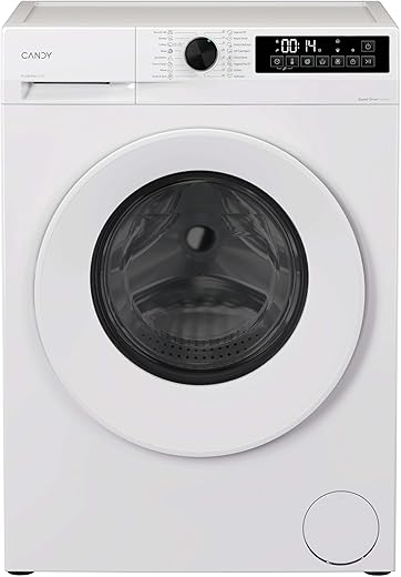 CANDY Quick Pro Washer Dryer, 9kg Wash plus 6kg Dry, 1400 RPM, A-20 percent Wash Energy Class, 16 Programmes, Quick Cycles, White-White, 60x60x85 cm - GWD 4968-80