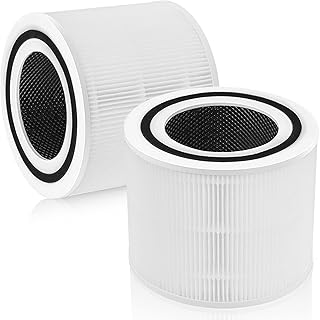 2 Pack Core 300 Replacement Filter Compatible with LEVOIT Core 300, Core 300-RF, Core 300S, 3-in-1 H13 Grade Core 300 Filter, Part # Core 300-RF (2 Pack)